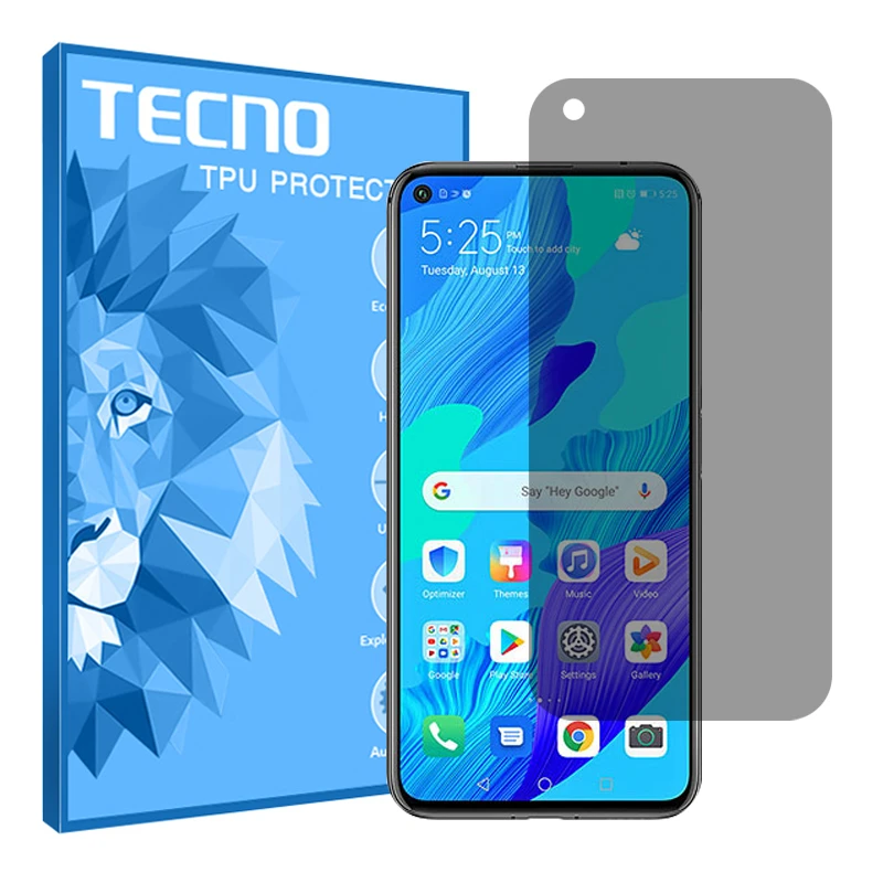 محافظ صفحه نمایش حریم شخصی تکنو مدل Resistant مناسب برای گوشی موبایل هوآوی nova 5T