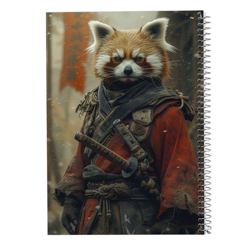 دفتر ژورنال نویسی 50 برگ مدوپد مدل نقطه ای طرح حیوانات جنگجو کد DF14877