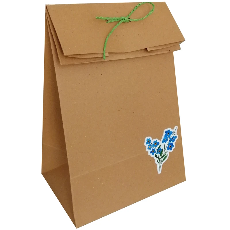 پاکت هدیه مدل سال نو و گل پنج پر مجموعه 10 عددی 