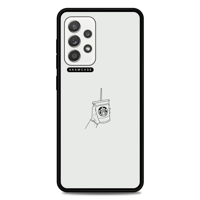 کاور آکام مدل AMCWSGA52-STARBUCKS16 مناسب برای گوشی موبایل سامسونگ Galaxy A52