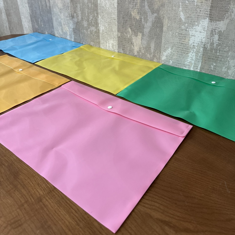 پوشه دکمه دار مدل A3-Large بسته 80 عددی