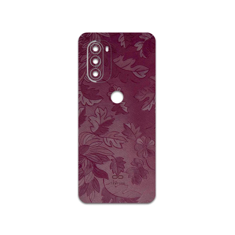 برچسب پوششی ماهوت مدل Red-Wildflower مناسب برای گوشی موبایل موتورولا Moto G51 5G