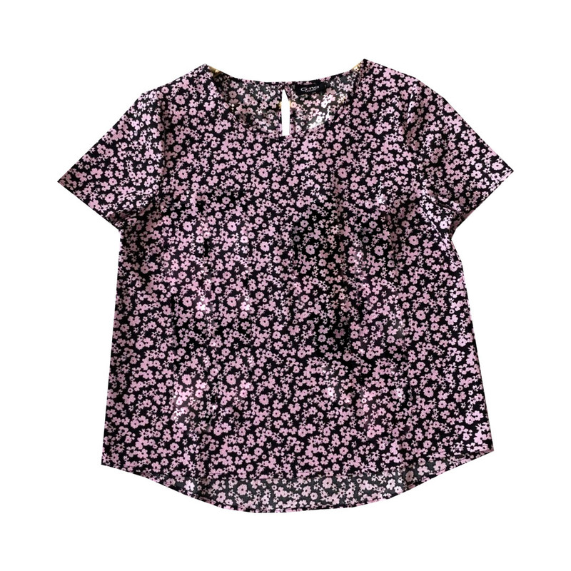 بلوز زنانه جینا مدل گلدار کد 3254