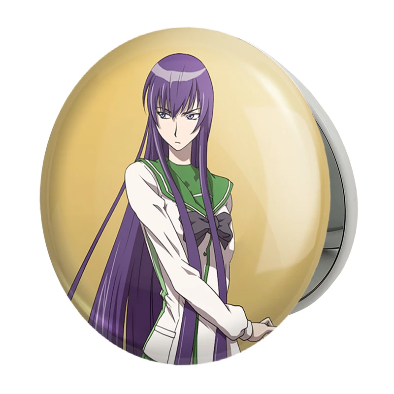 آینه جیبی خندالو طرح سائکو انیمه دبیرستان مردگان مدل تاشو کد 32319