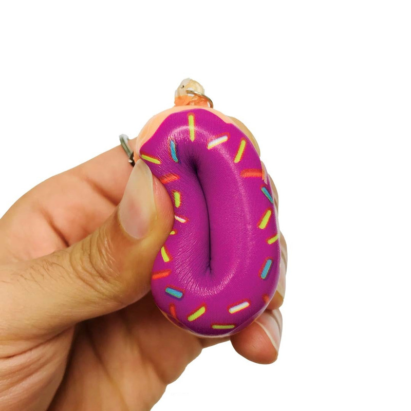 جاکلیدی دخترانه مدل اسکوییشی دونات کد HT01 جاکلیدی دخترانه مدل اسکوییشی دونات کد HT01