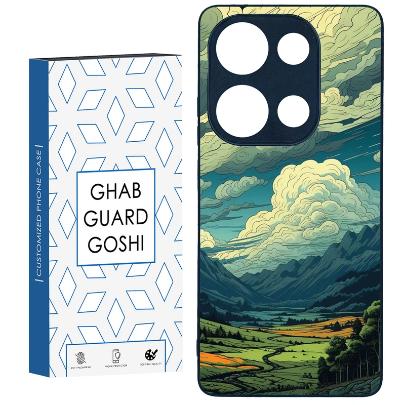 کاور قاب گارد گوشی طرح منظره کد TPU-172 مناسب برای گوشی موبایل شیائومی Redmi Note 13 Pro 4G / Poco M6 Pro 4G