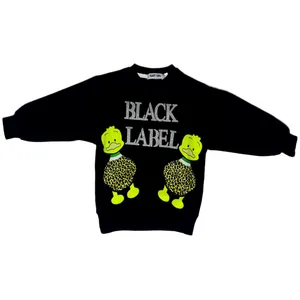 سویشرت دخترانه مدل استیکر اردک