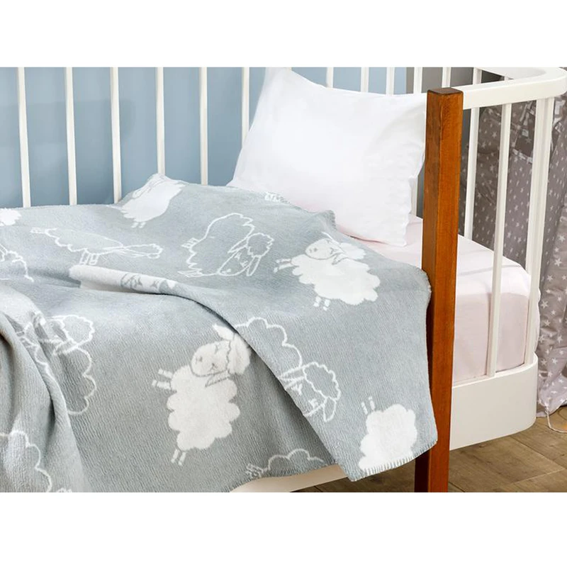 روتختی کودک انگلیش هوم مدل  Little Lamb سایز 120x100 سانتی متر