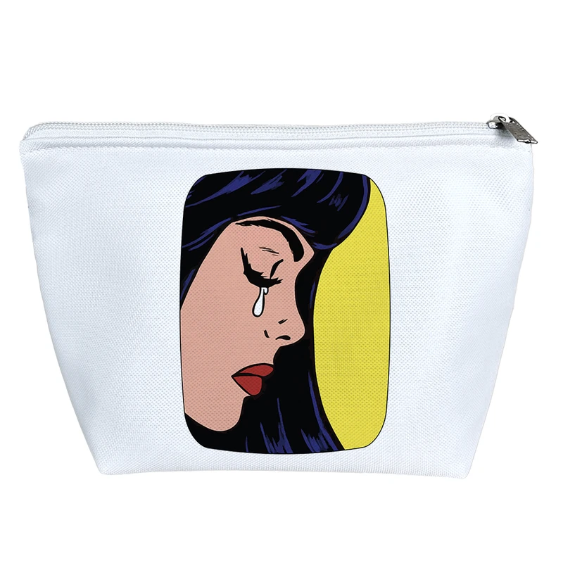 کیف لوازم آرایش دخترانه خندالو مدل دختر گریان کد 7401