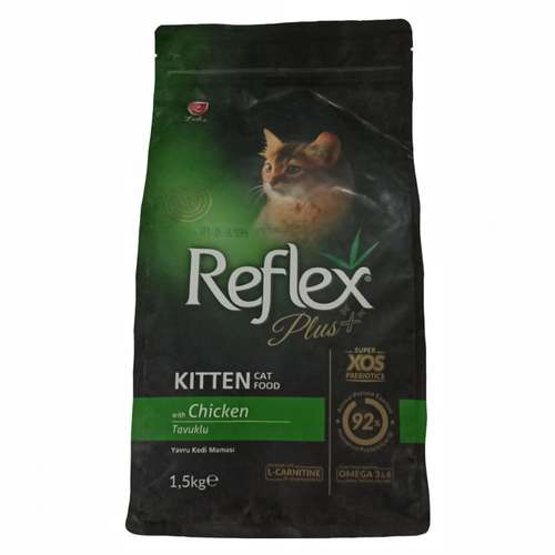 غذا خشک بچه گربه رفلکس مدل پلاس مرغ وزن 1.5 کیلوگرم