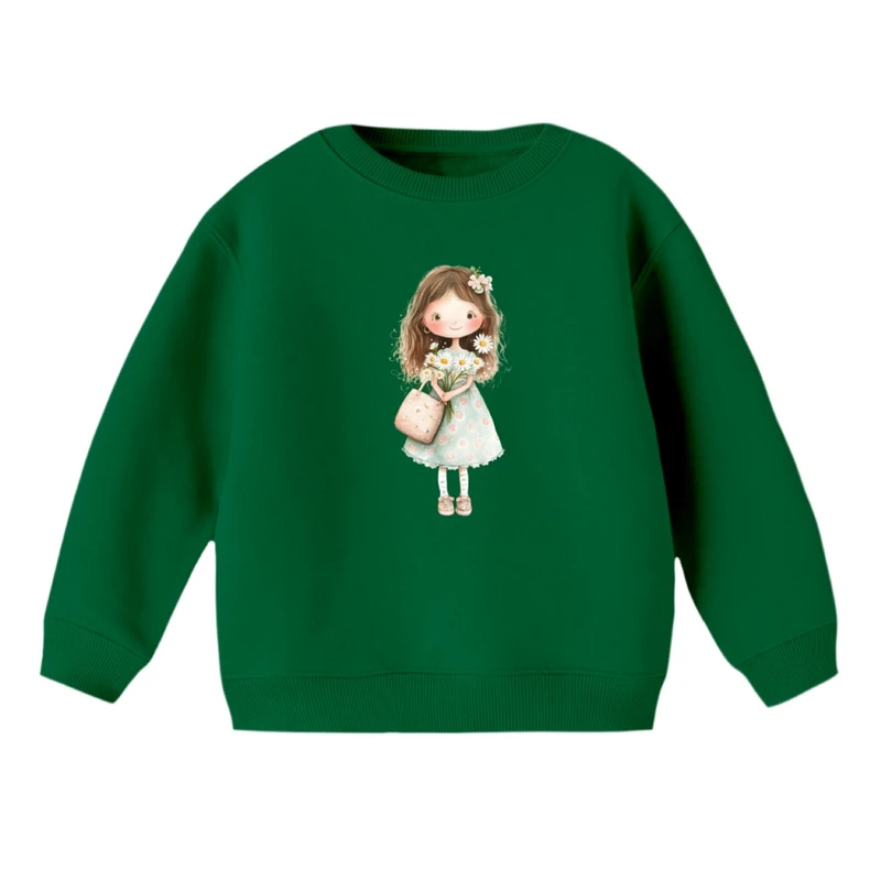 سویشرت بچگانه مدل دخترک فرشته کد 12 