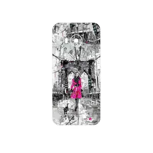 MAHOOT Collage of Catwalk Bridge Cover Sticker for HTC One ME