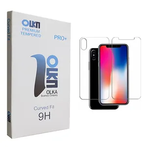 محافظ صفحه نمایش و پشت شیشه ای الکا مدل +PRO مناسب برای گوشی اپل آیفون X