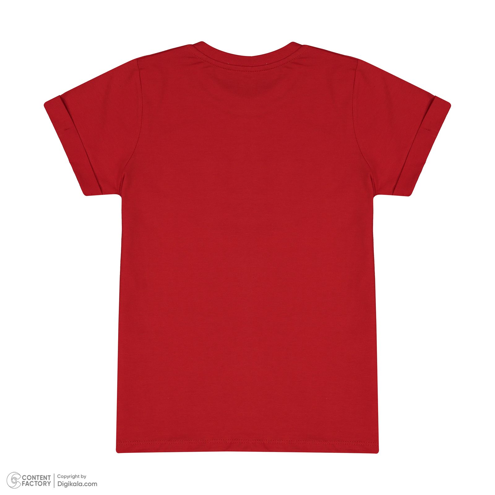 تی شرت آستین کوتاه پسرانه سون پون مدل 1103 رنگ قرمز -  - 4