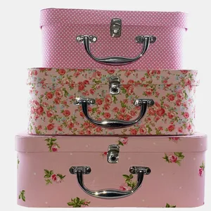 جعبه هدیه مدل چمدانی کد 002 مجموعه 3 عددی