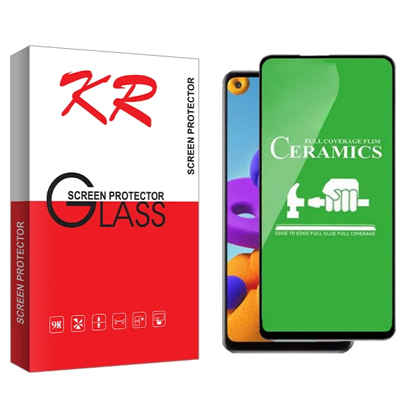 محافظ صفحه نمایش سرامیکی کی آر مدل +HD مناسب برای گوشی موبایل سامسونگ Galaxy A51