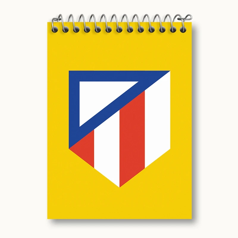 دفتر یادداشت 50 برگ خندالو مدل باشگاه اتلتیکو مادرید Atletico Madrid کد 2140