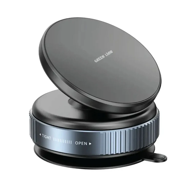 پایه نگهدارنده گوشی موبایل گرین لاین مدل Magno Flex Vacuum Suction Holder GNMGFXSHLDBK