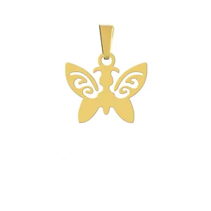 آویز گردنبند هایکا مدل پروانه کد a.h 125