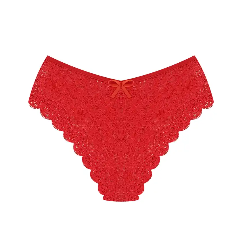 ست شورت و نیم تنه زنانه مدل گیپور رنگ قرمز