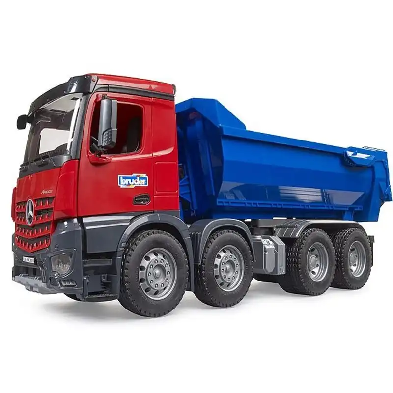 ماشین بازی برودر مدل کامیون کمپرسی مرسدس بنز آروکس