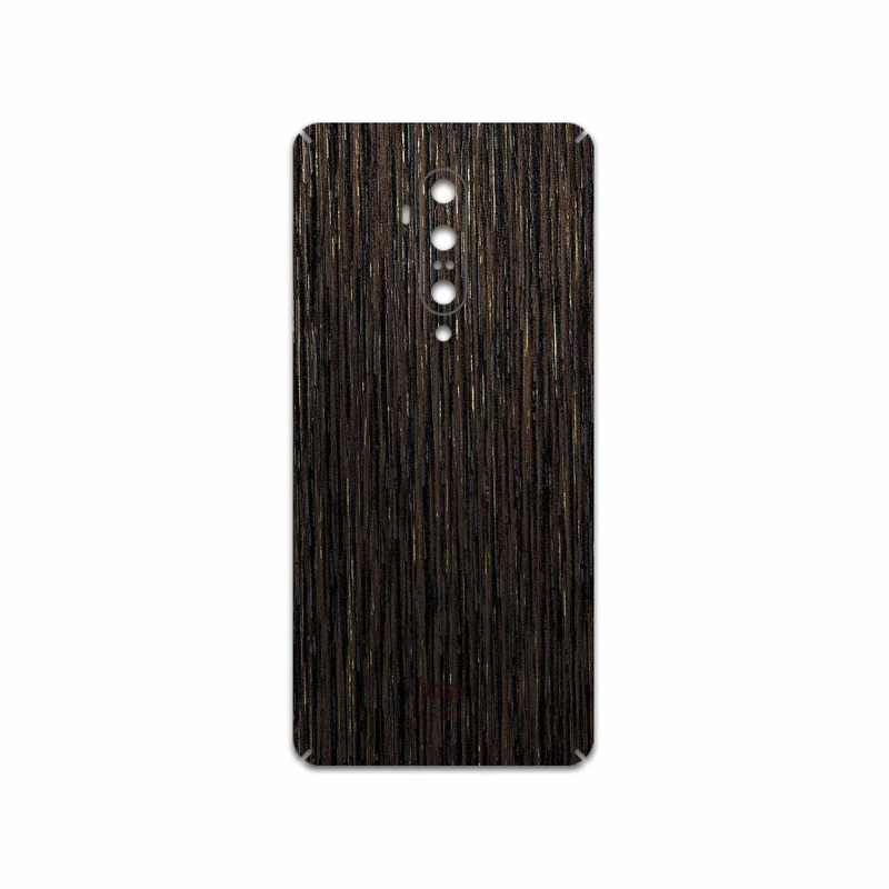 برچسب پوششی ماهوت مدل Dark-Gold-Stripes-Wood مناسب برای گوشی موبایل وان پلاس 7T Pro