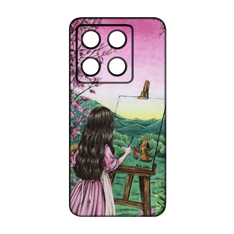 کاور طرح دخترانه کد 284 مناسب برای گوشی موبایل شیائومی 14T