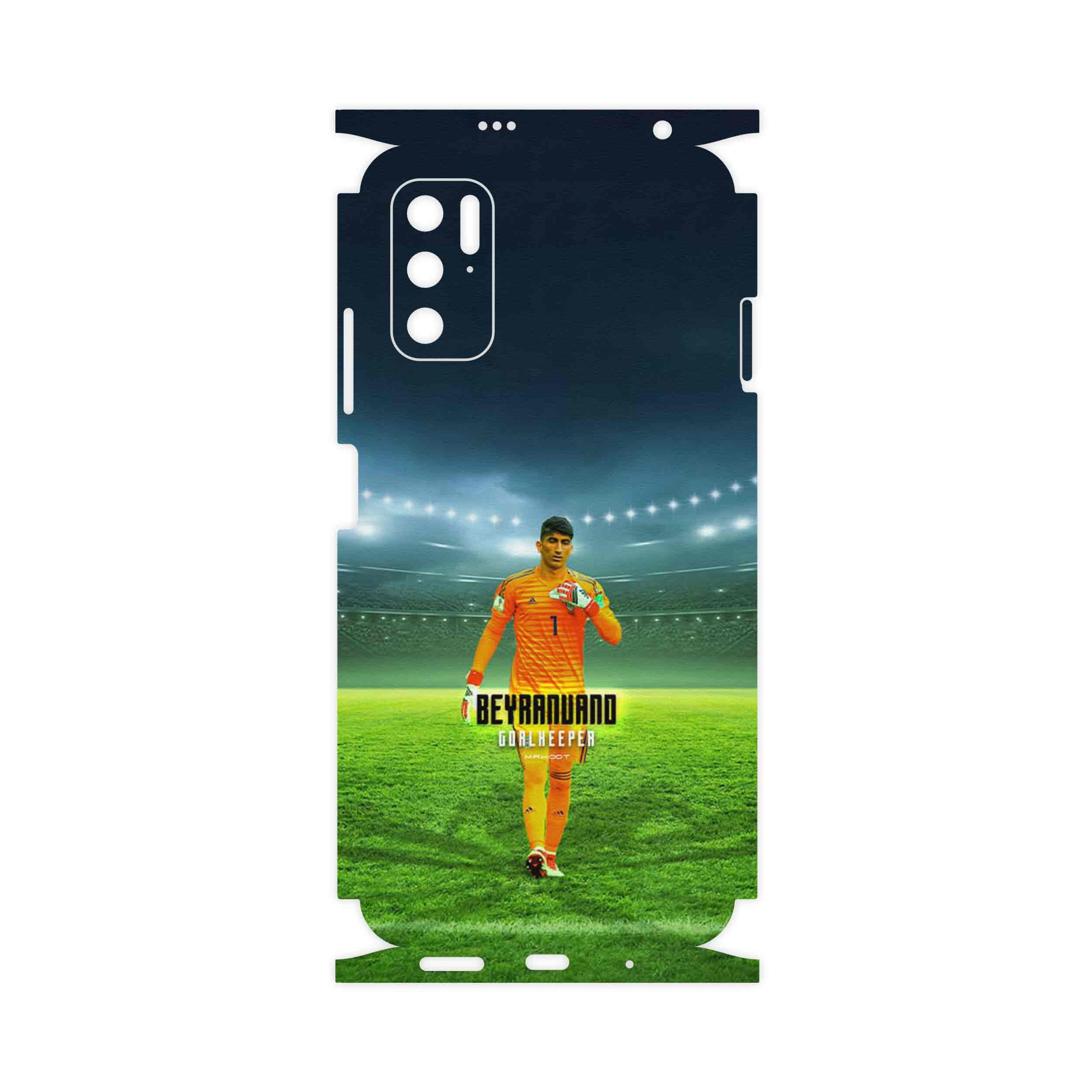 برچسب پوششی ماهوت مدل Alireza Beiranvand-FullSkin مناسب برای گوشی موبایل شیائومی Redmi Note 11SE