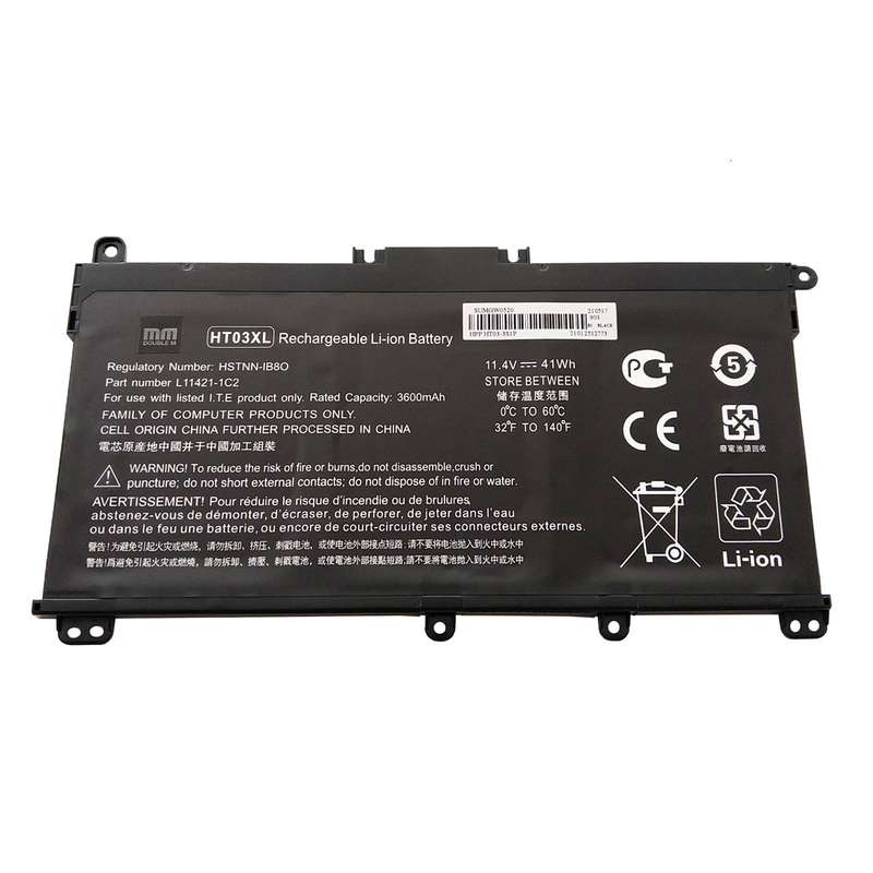   باتری لپ تاپ 3 سلولی دابل ام مدل HT03XL مناسب برای لپ تاپ اچ پی Pavilion 14 15 X360 HT03XL