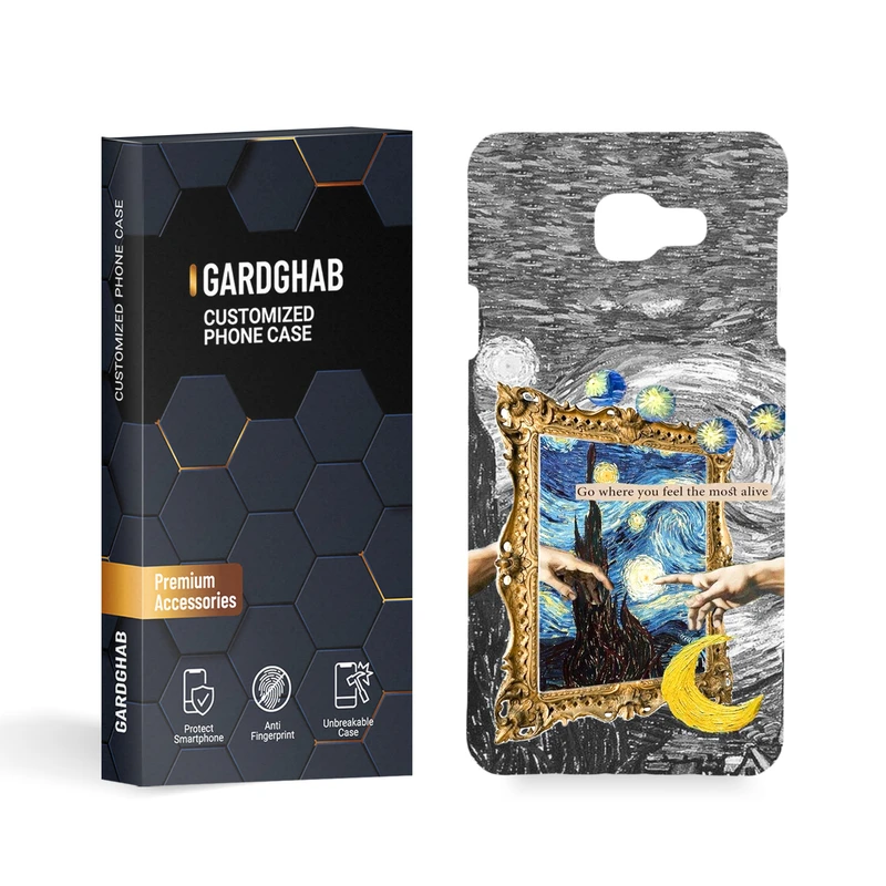 کاور گارد قاب مدل هنری مناسب برای گوشی موبایل سامسونگ Galaxy A7 2016 / A710