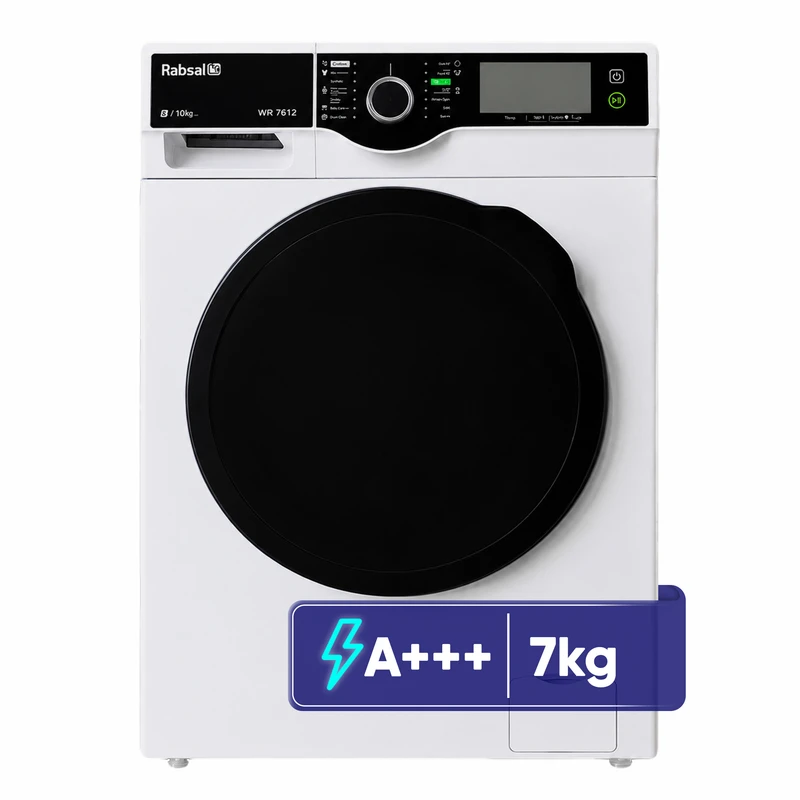ماشین لباسشویی 7 کیلوگرم اتوماتیک آبسال مدل WBI7612-W