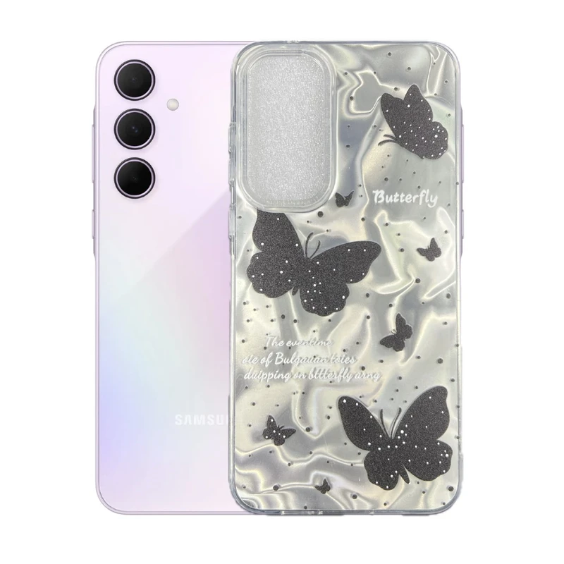کاور طرح پروانه رویایی مناسب برای گوشی موبایل سامسونگ Galaxy A25