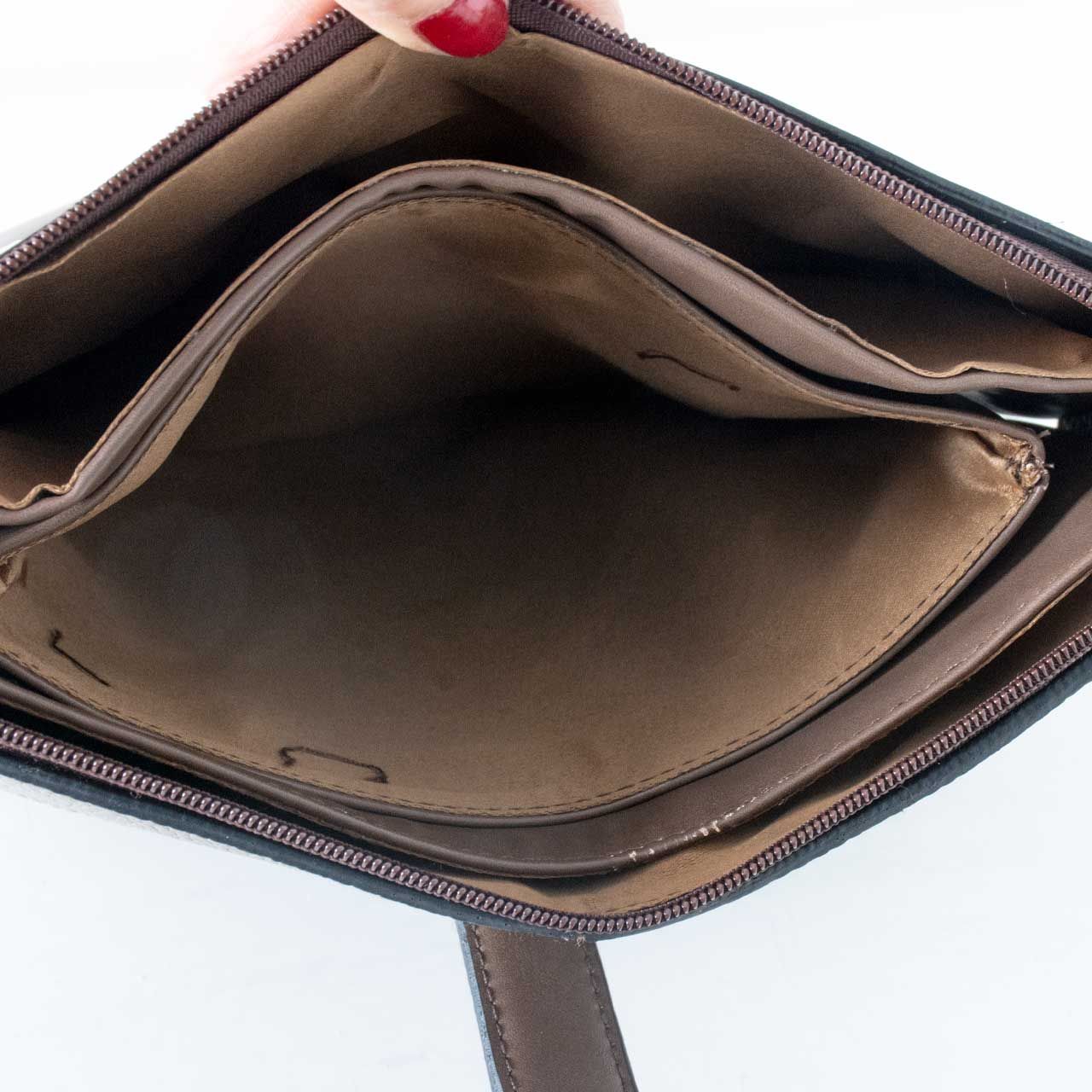 کیف دوشی زنانه پارینه چرم مدل plv222-14 -  - 8