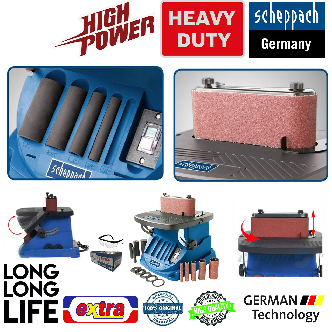 سنباده رومیزی شپخ مدل OSM 600 Extra