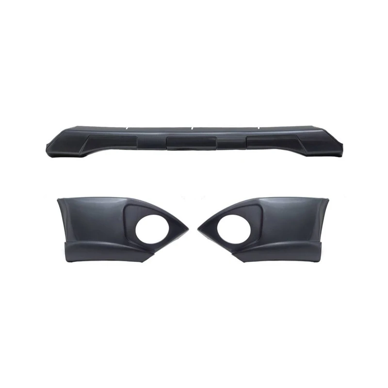 دیفیوزر و اسپویلر مه شکن جلو خودرو ایده پارت نیکان مدل d16  مناسب برای تیبا و تیبا2 مجموعه سه عددی