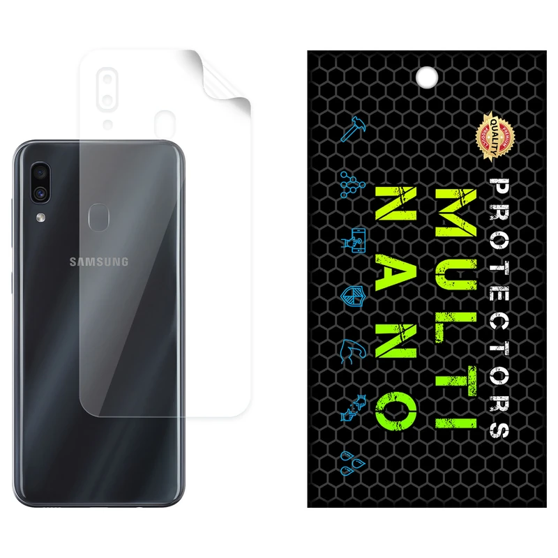 محافظ پشت شفاف نانو هیدروژل مولتی نانو مدل X-F1T مناسب برای گوشی موبایل سامسونگ Galaxy A30