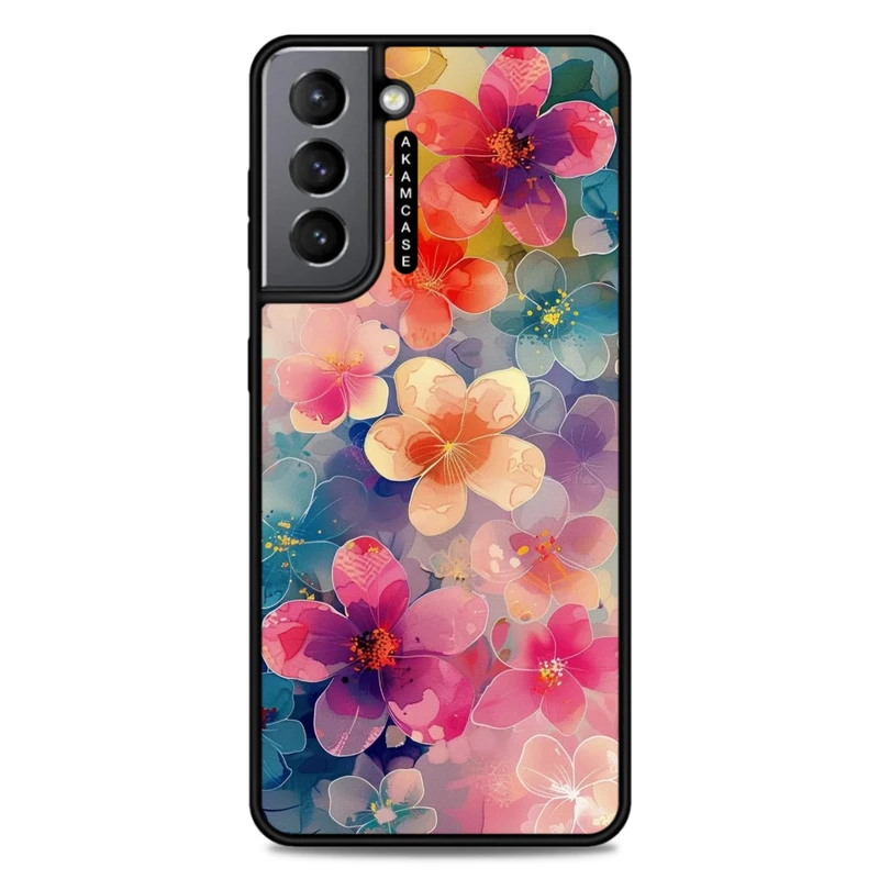 کاور آکام مدل AMC-WSGS21-FLOWERS-42 مناسب برای گوشی موبایل سامسونگ Galaxy S21