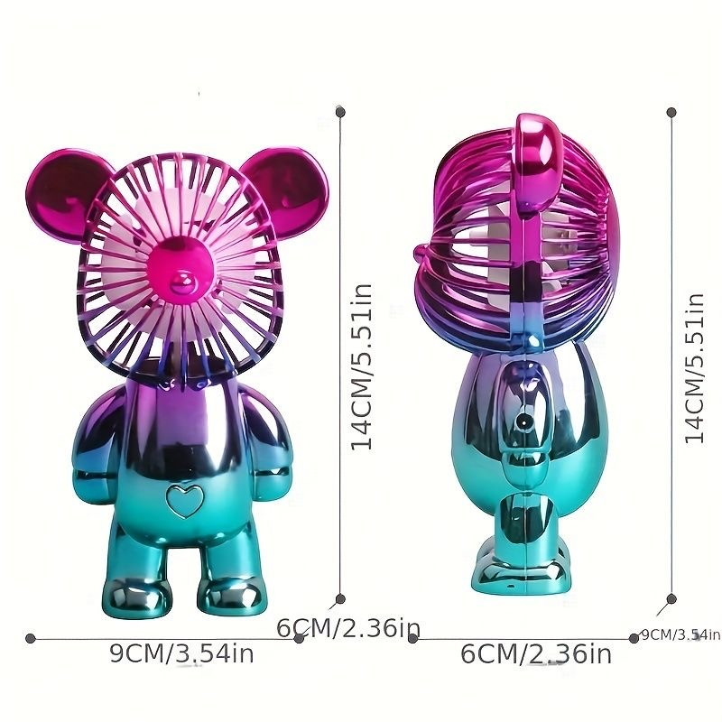 پنکه دستی مدل خرس