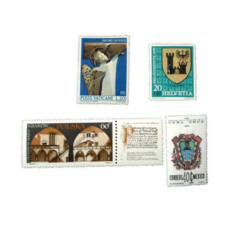 تمبر یادگاری مدل هنری کد DS2076 مجموعه 5 عددی