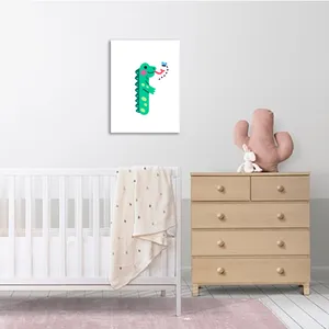 تابلو شاسی کودک طرح حرف I مدل مدرسه الفبا حیوانات