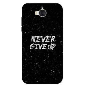 Megafone Never give up 1871 Cover For Huawei Y6 2017