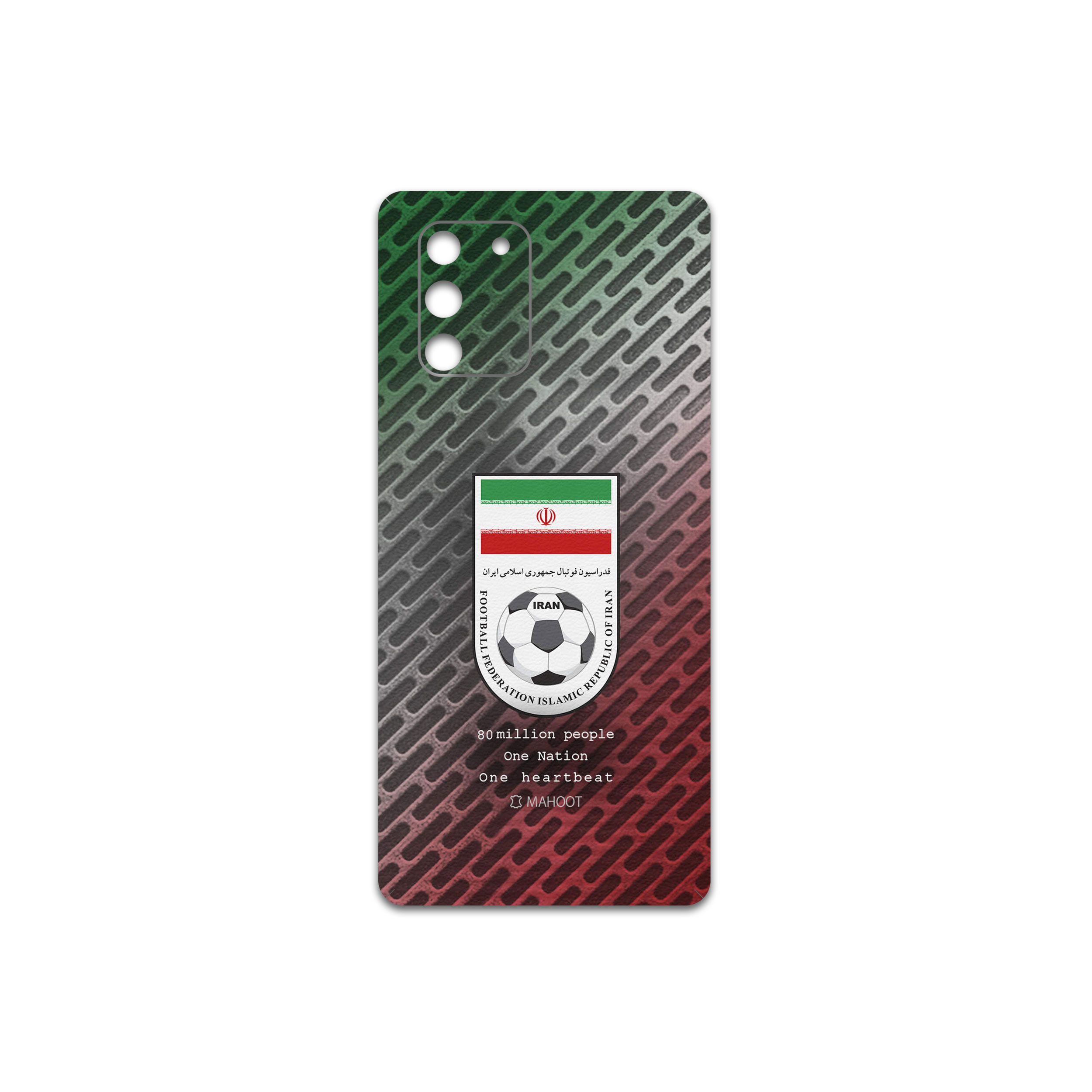 برچسب پوششی ماهوت مدل Iran-National-Football-Team مناسب برای گوشی موبایل سامسونگ Galaxy S10 Lite