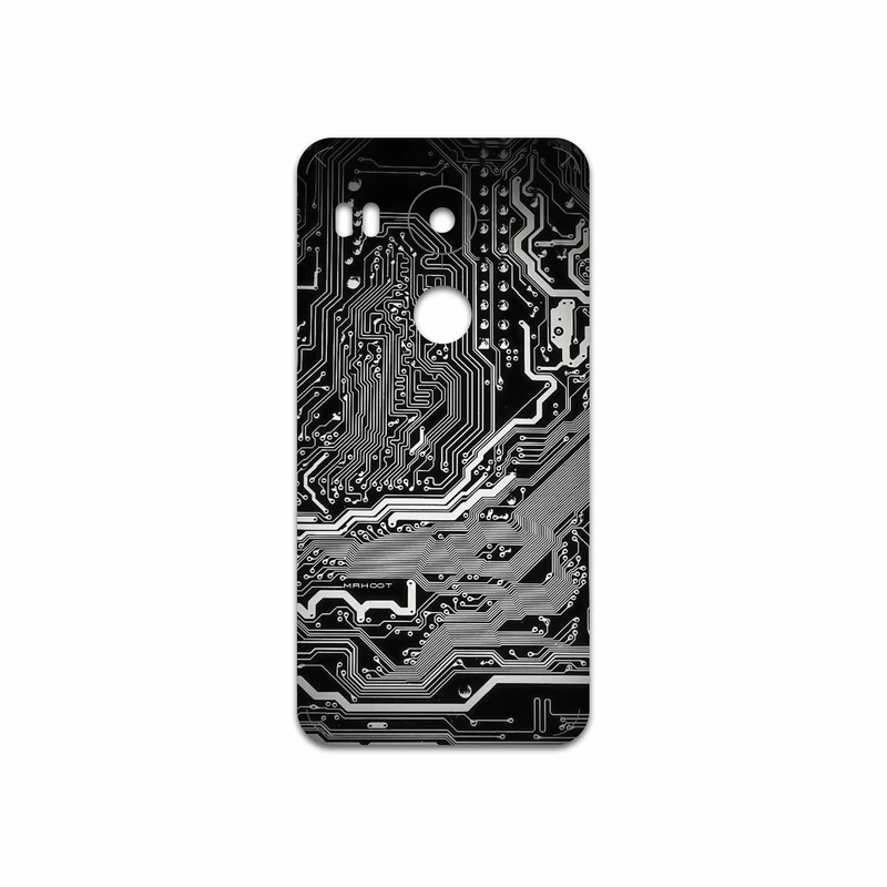 برچسب پوششی ماهوت مدل Black Printed Circuit Board مناسب برای گوشی موبایل گوگل Nexus 5X