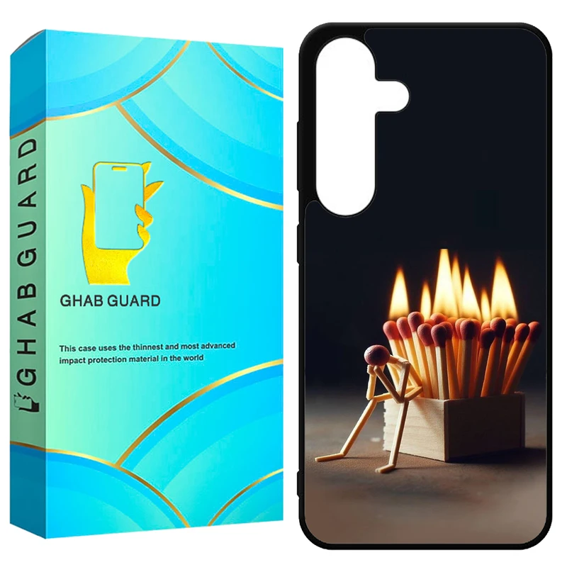 کاور قاب گارد طرح کبریت مدل GCHPS23F مناسب برای گوشی موبایل سامسونگ Galaxy S23 FE