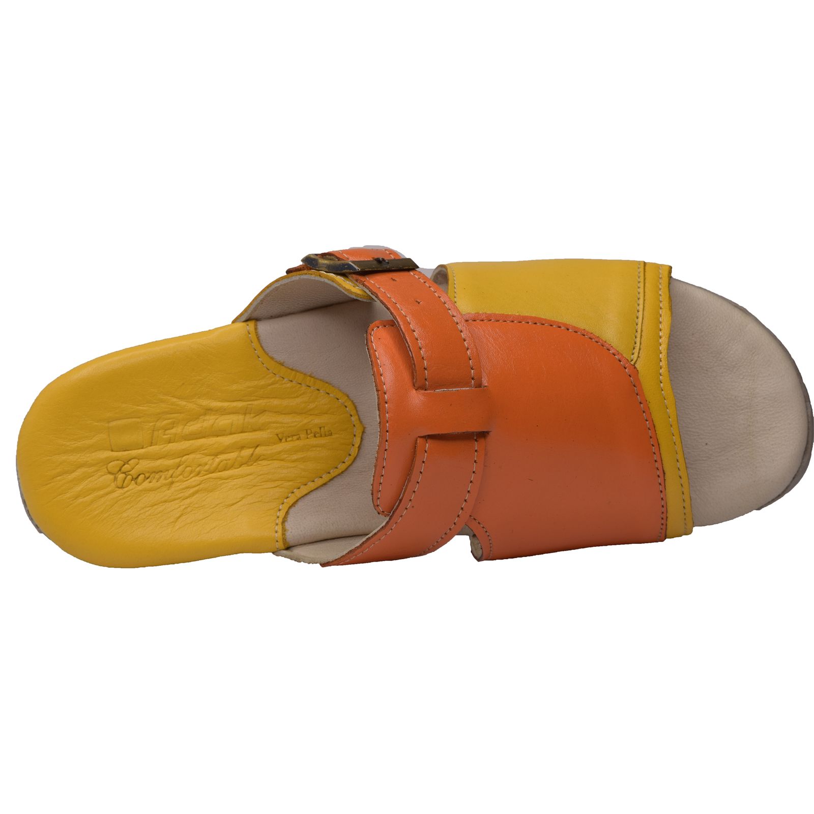 دمپایی زنانه کفش آداک مدل ریپو 1 رنگ زرد-نارنجی -  - 2