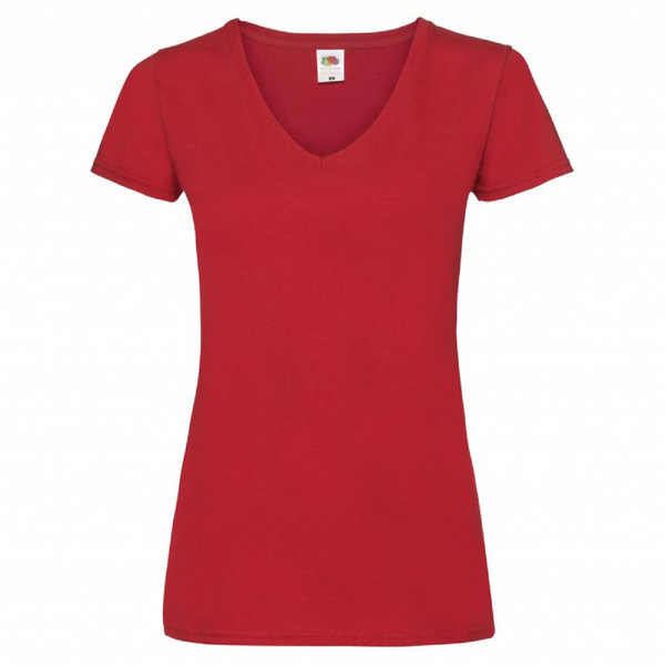 تیشرت آستین کوتاه زنانه فروت آو د لوم مدل HG-987 رنگ قرمز