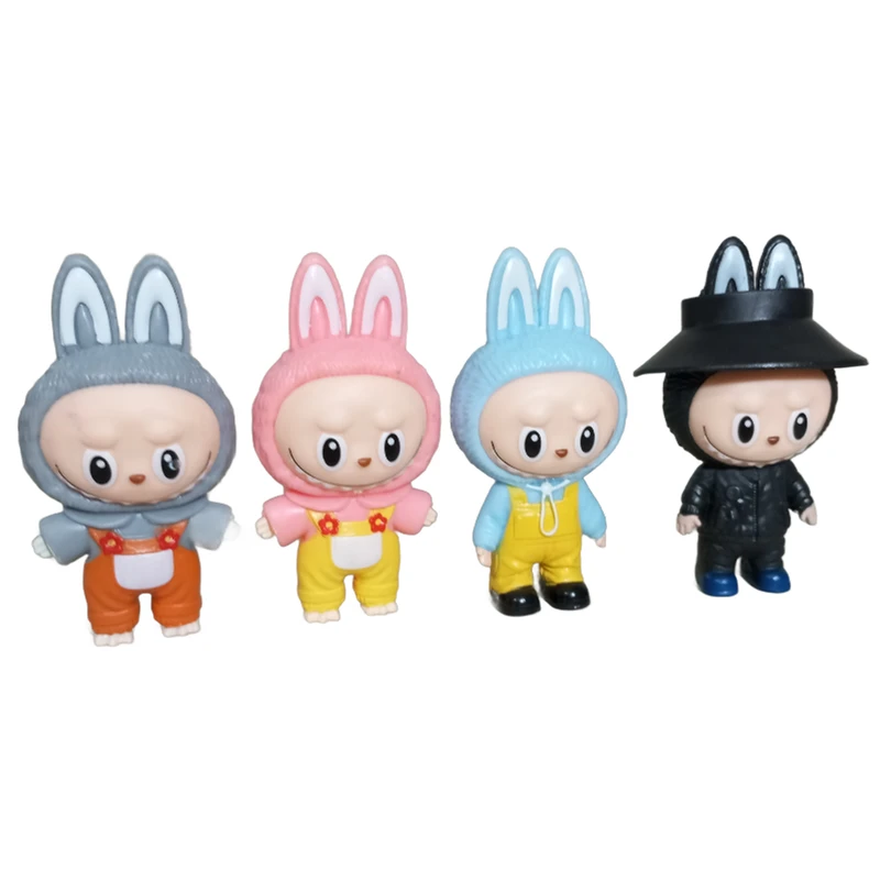 فیگور مدل لبوبو کد 836 مجموعه 4 عددی ارتفاع 8 سانتی متر