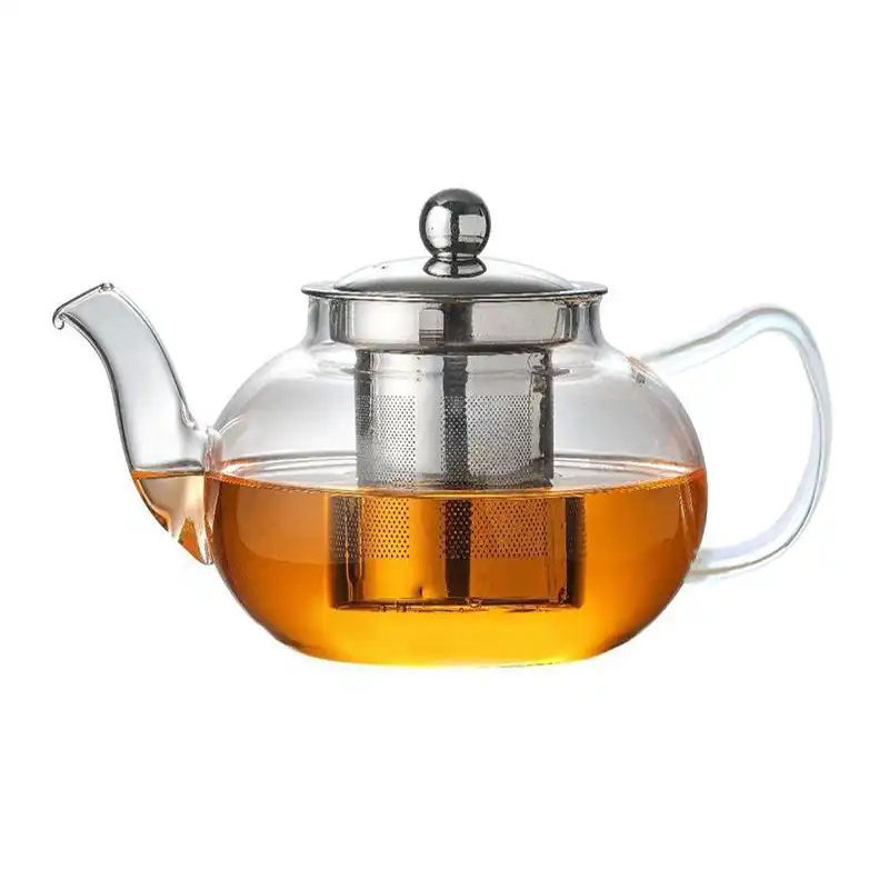 قوری مدل لوله شیشه ای کد 500ML