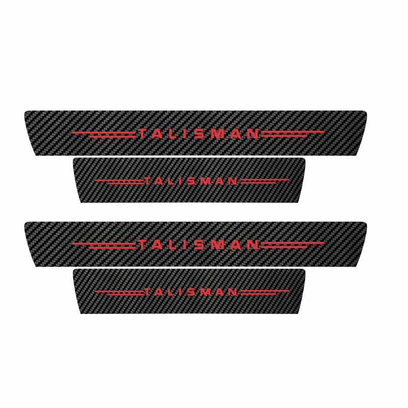 برچسب پارکابی خودرو سولگی مدل کربن کد J067 مناسب برای تالیسمان بسته 4 عددی