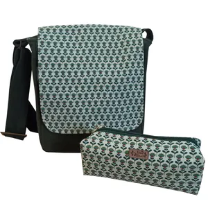 ست کیف پارچه ای سیندخت مدل شوپه کد 03 مجموعه دو عددی